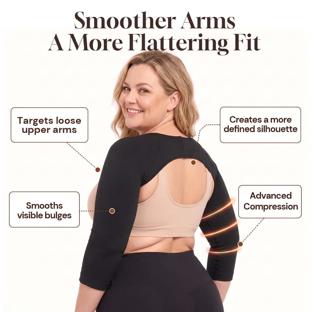 RachelWear™ ArmSculpt Smoothing Shaper