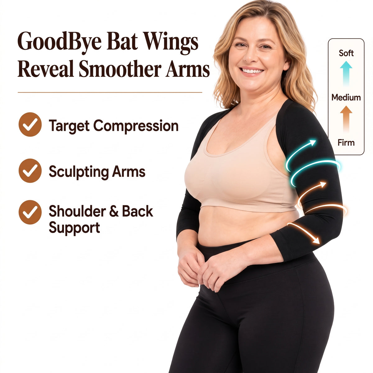 RachelWear™ ArmSculpt Smoothing Shaper