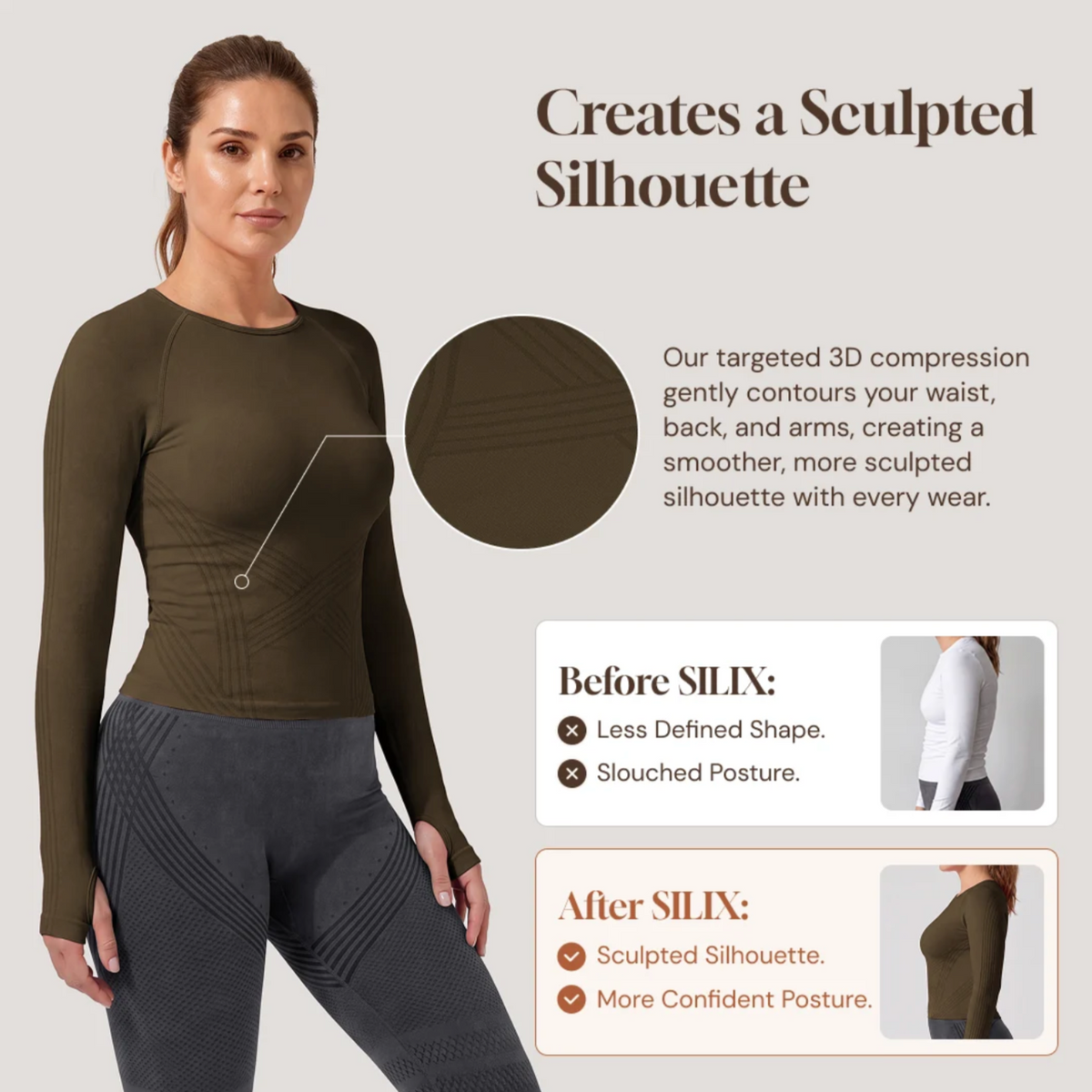Cellu-Sculpt Long Sleeve Tee